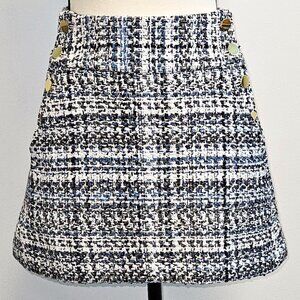 Alicia + Olivia Tweed Mini Skirt